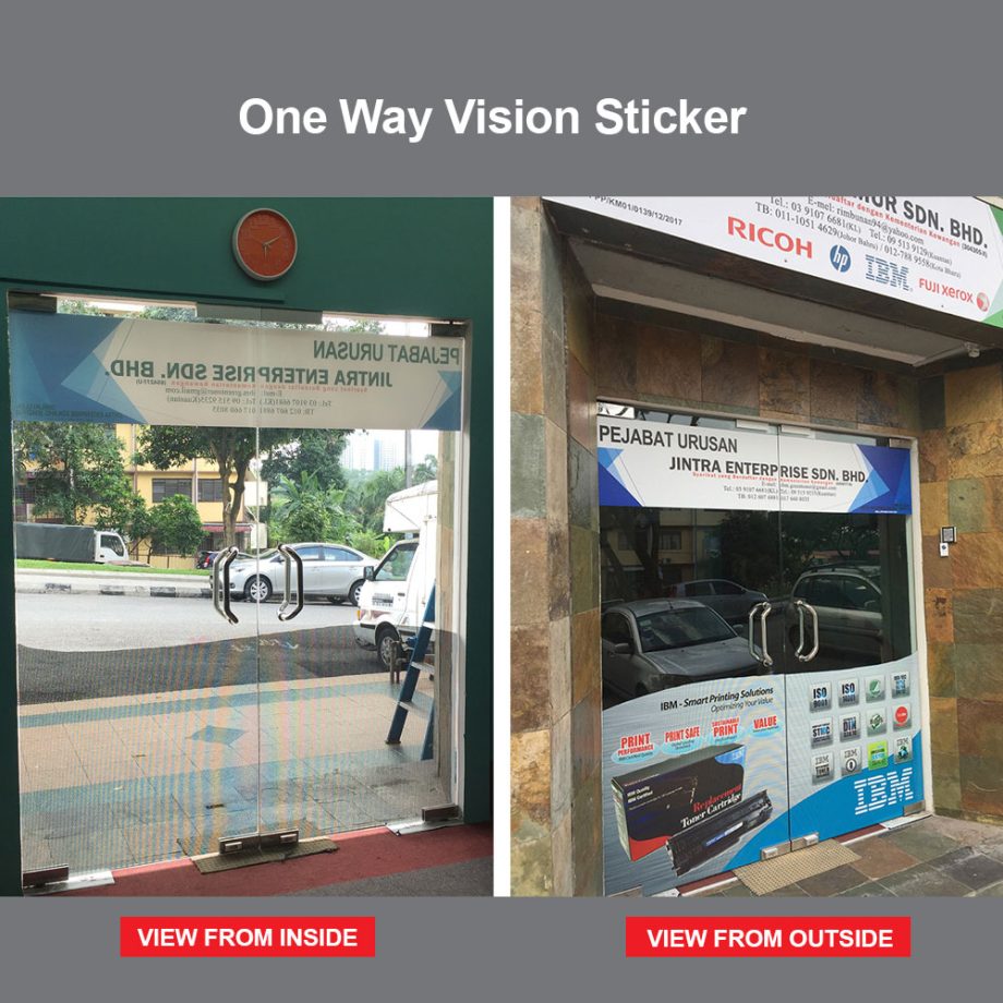 One Way Vision Window Sticker – Tornado7Design