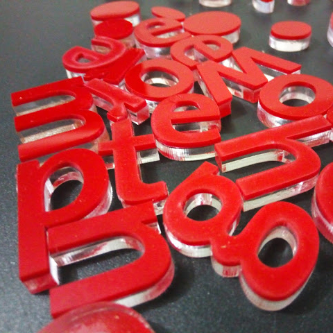 Laser-Cut Acrylic Letters
