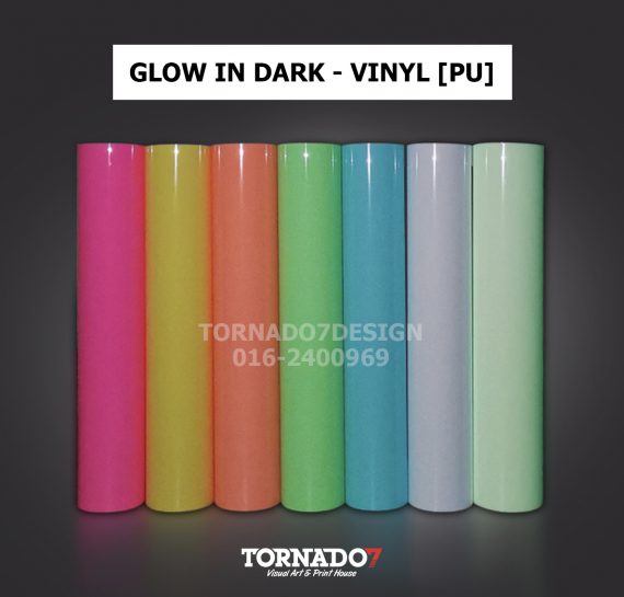 glow in dark product cover with contact