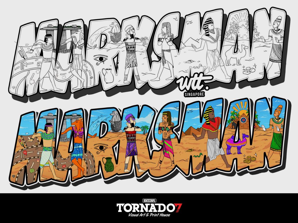 WTT Apparels Marksman vol.2 Tee Print Design Illustration Works