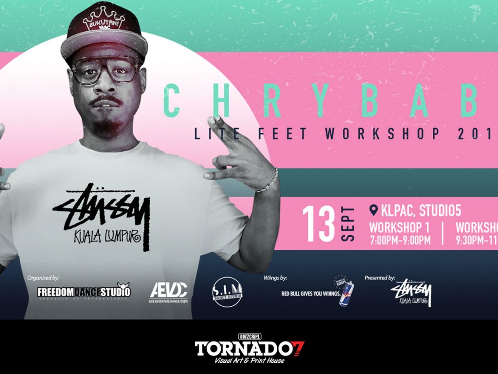 Chrybaby Lite Feet Workshop Asia Tour Poster Design