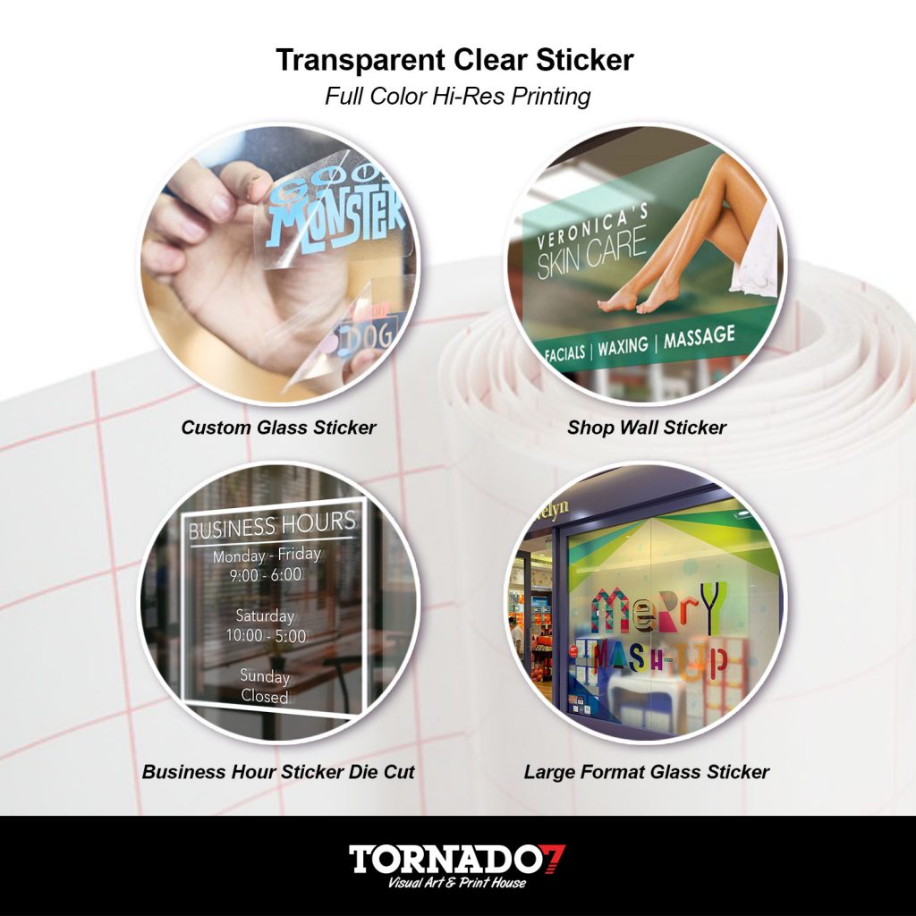 Clear Sticker – Tornado7Design