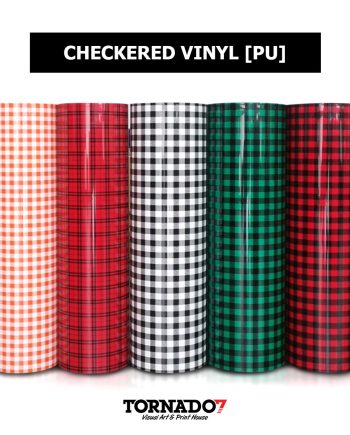 Checkered VINYL PU
