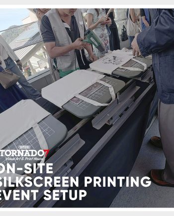 On-site Silkscreen Print Event Setup